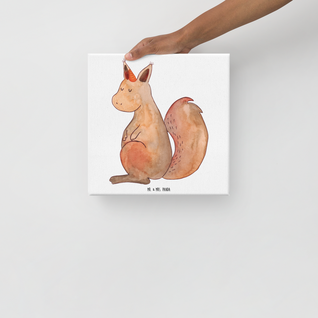 Leinwand Bild Einhörnchen Glaube Leinwand, Bild, Kunstdruck, Wanddeko, Dekoration, Einhorn, Einhörner, Einhorn Deko, Pegasus, Unicorn, Einhörnchen, Eichhörnchen, Eichhorn