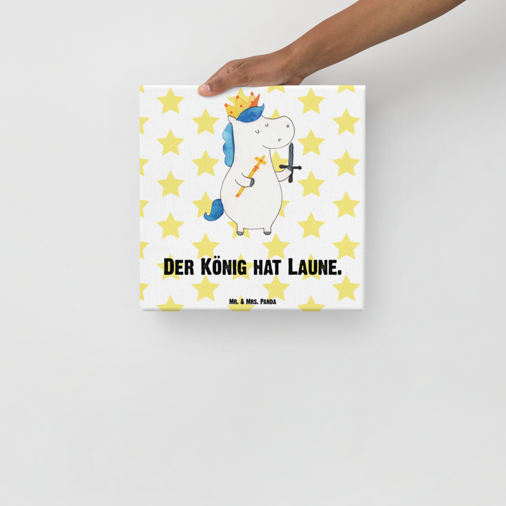 Leinwand Bild Einhorn König mit Schwert Leinwand, Bild, Kunstdruck, Wanddeko, Dekoration, Einhorn, Einhörner, Einhorn Deko, Pegasus, Unicorn, König, Ritter, Mittelalter