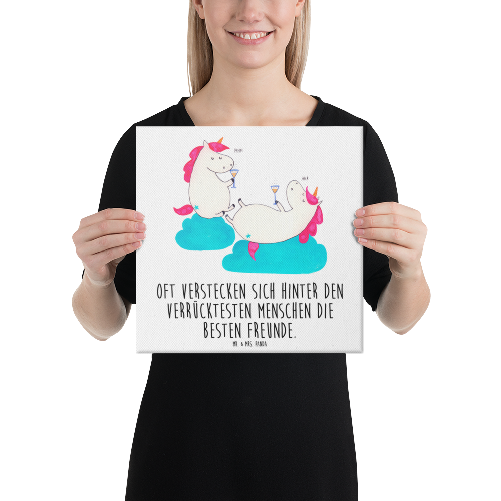 Leinwand Bild Einhörner Sekt Einhorn, Einhörner, Unicorn, Freundinnen, Freundin, BFF, Sekt, Mädelsabend, Spaß, Party, Korken, Anstoßen, Beste Leinwand, Bild, Kunstdruck, Wanddeko, Dekoration  Einhorn, Einhörner, Einhorn Deko, Pegasus, Unicorn