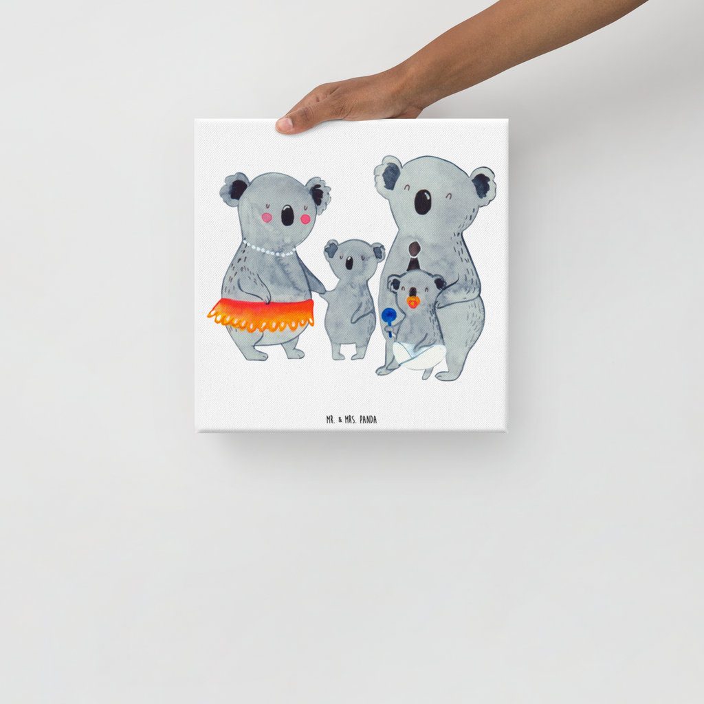 Leinwand Bild Koala Familie Leinwand, Bild, Kunstdruck, Wanddeko, Dekoration, Familie, Vatertag, Muttertag, Bruder, Schwester, Mama, Papa, Oma, Opa, Koala, Koalas, Family, Kinder, Geschwister, Familienleben