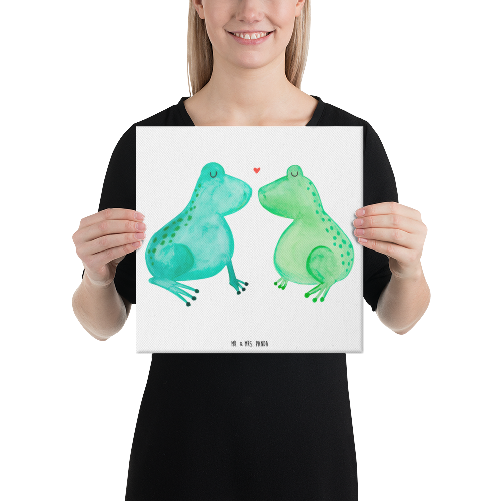 Leinwand Bild Frosch Liebe Leinwand, Bild, Kunstdruck, Wanddeko, Dekoration, Liebe, Partner, Freund, Freundin, Ehemann, Ehefrau, Heiraten, Verlobung, Heiratsantrag, Liebesgeschenk, Jahrestag, Hocheitstag, Verliebt, Verlobt, Verheiratet, Geschenk Freundin, Geschenk Freund, Liebesbeweis, Hochzeitstag, Geschenk Hochzeit, Frosch, Frösche, Froschkönig, Fröschchen