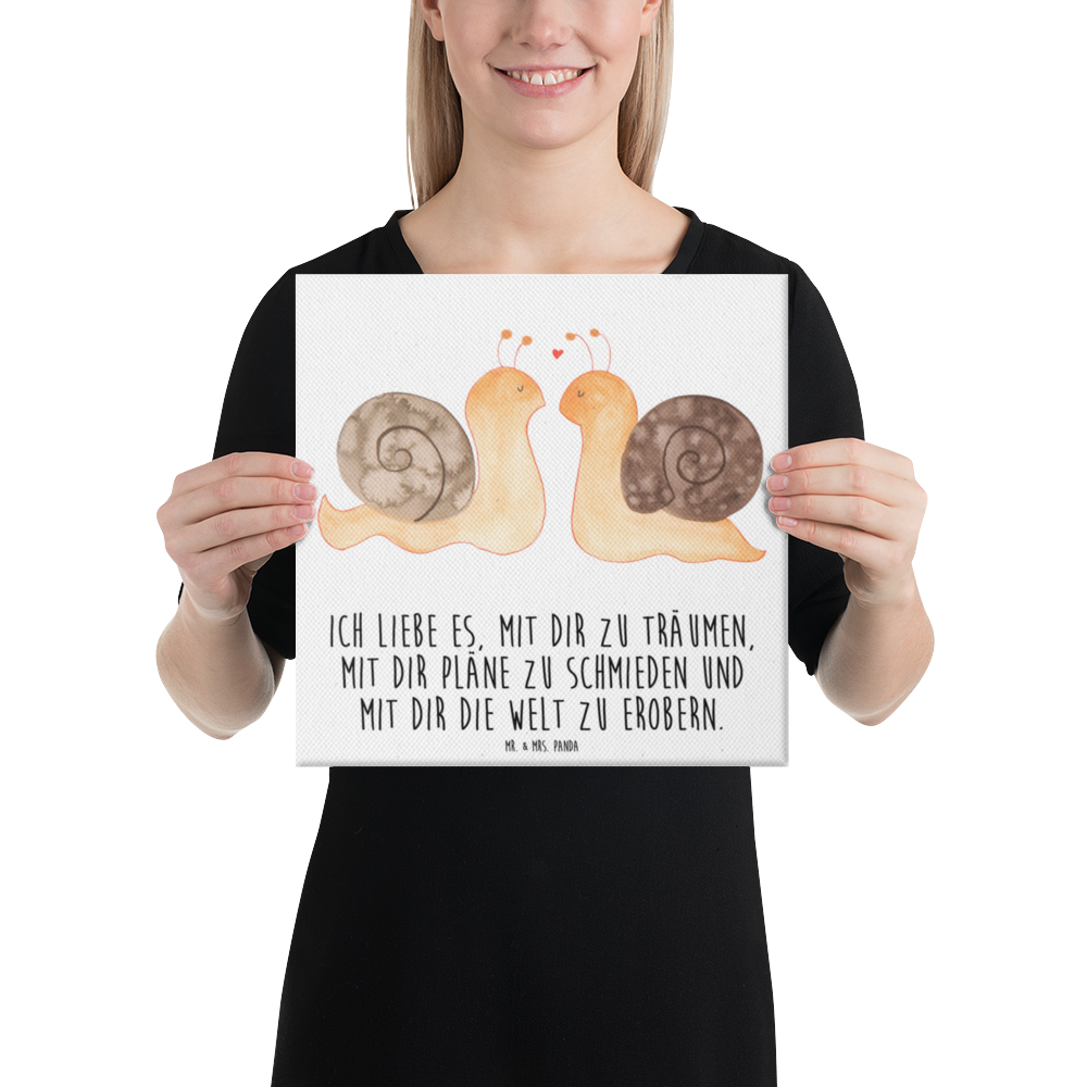 Leinwand Bild Schnecken Liebe Leinwand, Bild, Kunstdruck, Wanddeko, Dekoration, Liebe, Partner, Freund, Freundin, Ehemann, Ehefrau, Heiraten, Verlobung, Heiratsantrag, Liebesgeschenk, Jahrestag, Hocheitstag