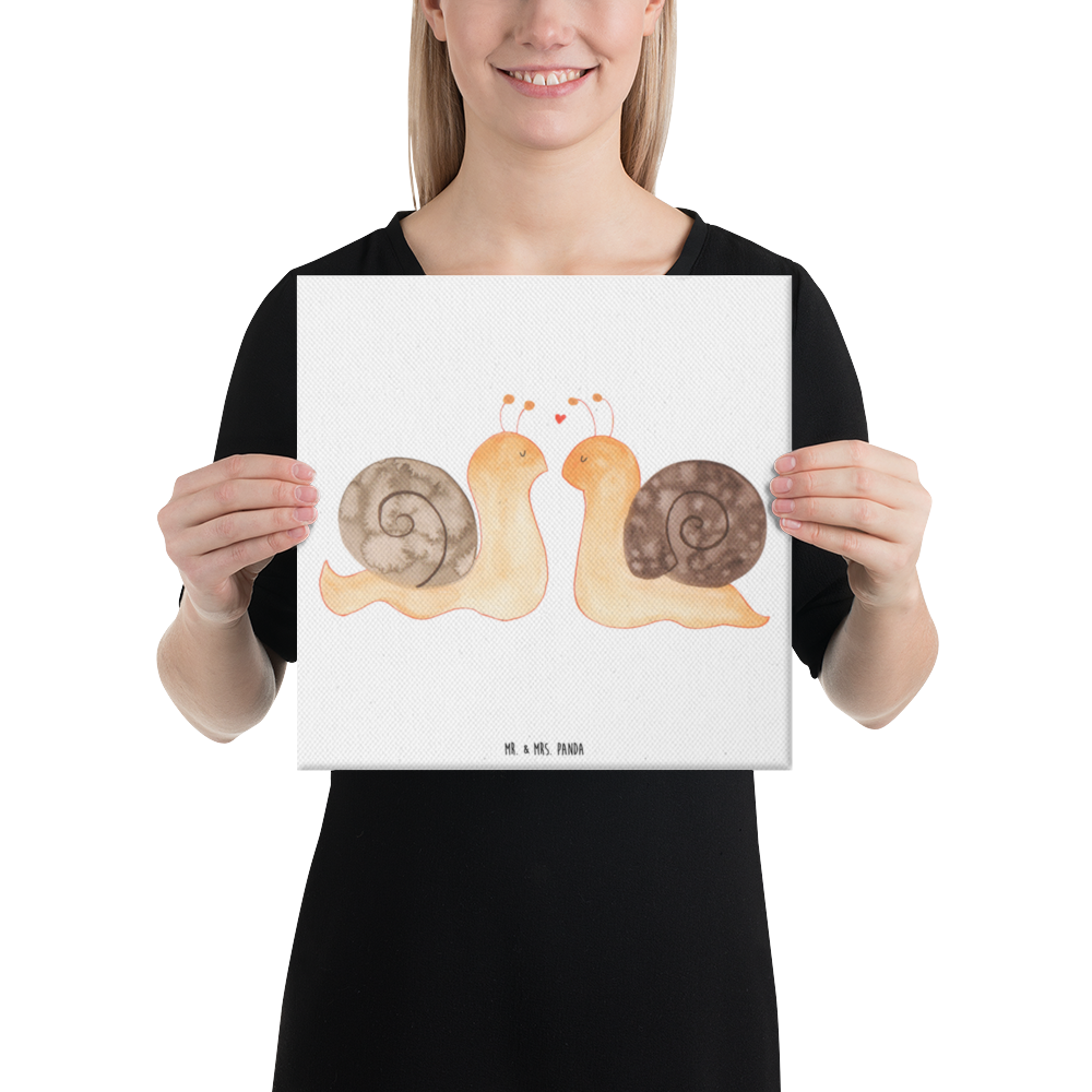 Leinwand Bild Schnecken Liebe Leinwand, Bild, Kunstdruck, Wanddeko, Dekoration, Liebe, Partner, Freund, Freundin, Ehemann, Ehefrau, Heiraten, Verlobung, Heiratsantrag, Liebesgeschenk, Jahrestag, Hocheitstag