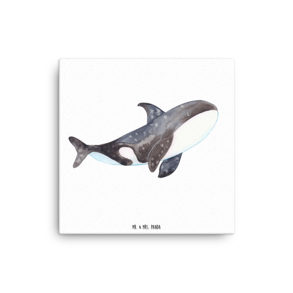Leinwand Bild Orca Leinwand, Bild, Kunstdruck, Wanddeko, Dekoration, Meerestiere, Meer, Urlaub, Orca, Orcas, Killerwal, Wal, Möglichkeiten, Büro, Arbeit, Motivation, Selbstliebe, Neustart, Startup