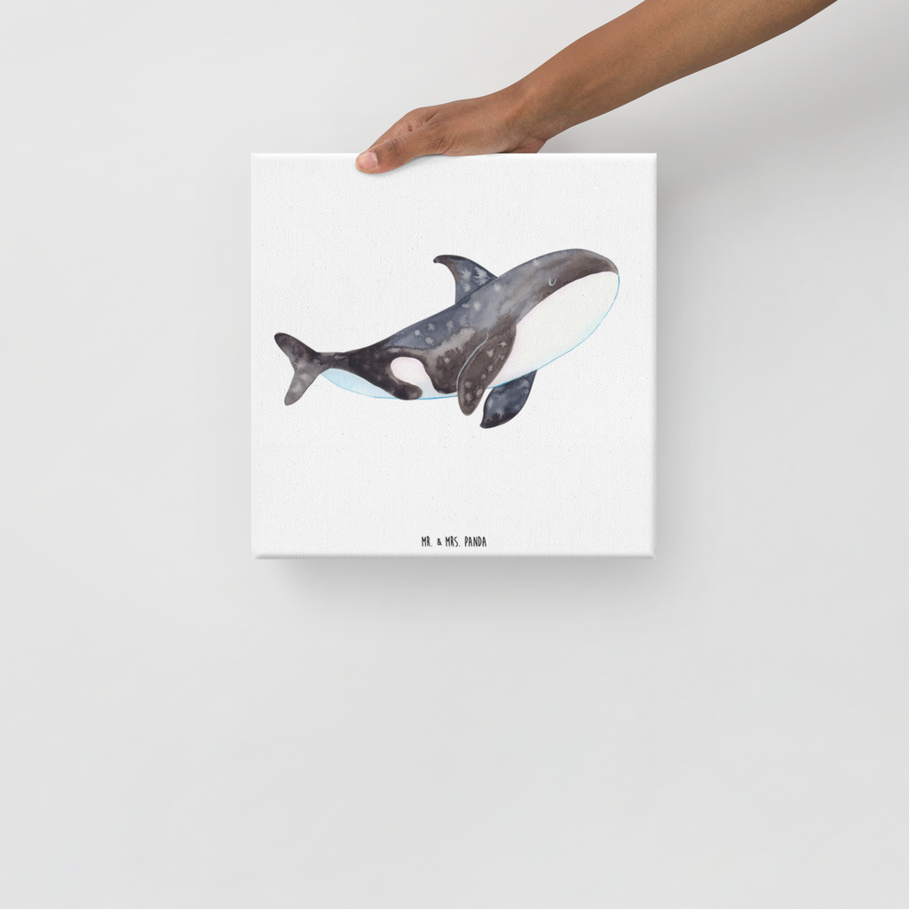 Leinwand Bild Orca Leinwand, Bild, Kunstdruck, Wanddeko, Dekoration, Meerestiere, Meer, Urlaub, Orca, Orcas, Killerwal, Wal, Möglichkeiten, Büro, Arbeit, Motivation, Selbstliebe, Neustart, Startup
