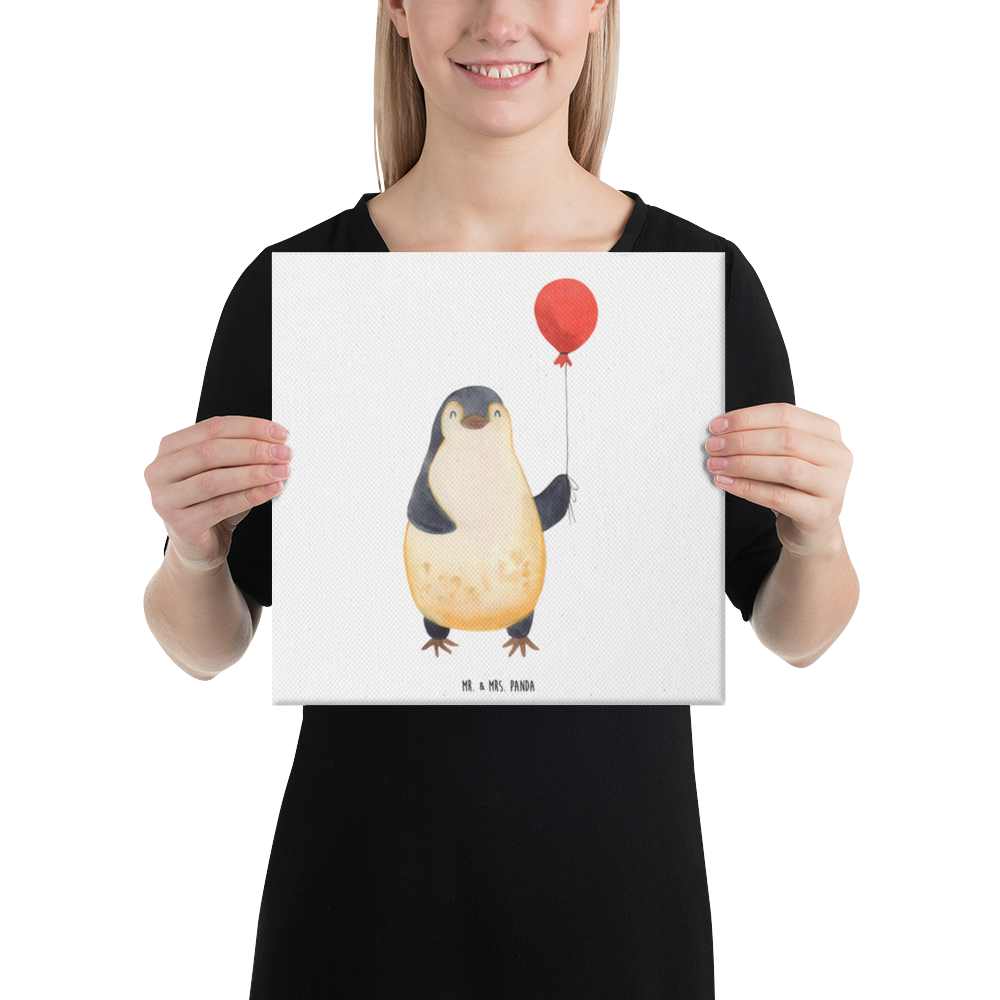 Leinwand Bild Pinguin Luftballon Leinwand, Bild, Kunstdruck, Wanddeko, Dekoration, Pinguin, Pinguine, Luftballon, Tagträume, Lebenslust, Geschenk Freundin, Geschenkidee, beste Freundin, Motivation, Neustart, neues Leben, Liebe, Glück