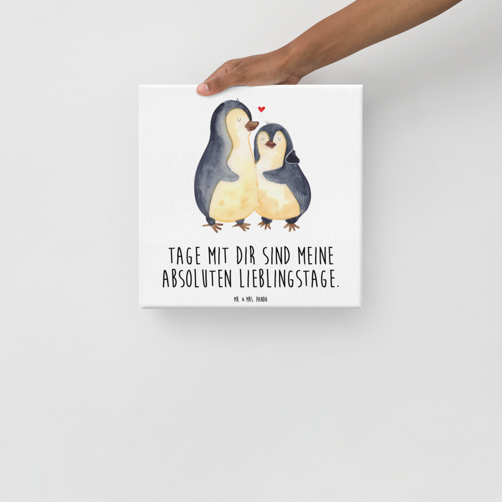 Leinwand Bild Pinguin umarmend Leinwand, Bild, Kunstdruck, Wanddeko, Dekoration, Pinguin, Liebe, Liebespaar, Liebesbeweis, Liebesgeschenk, Verlobung, Jahrestag, Hochzeitstag, Hochzeit, Hochzeitsgeschenk