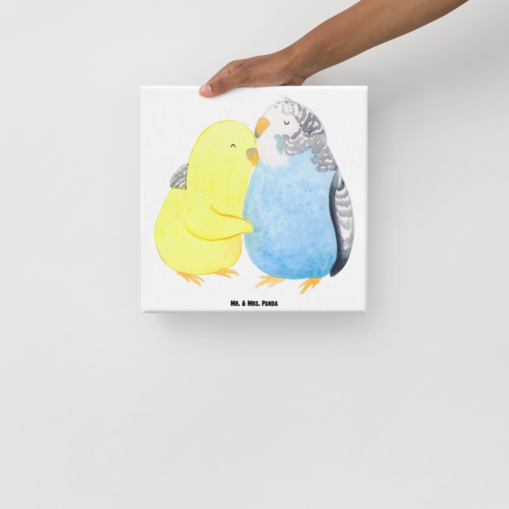 Leinwand Bild Wellensittich Liebe Leinwand, Bild, Kunstdruck, Wanddeko, Dekoration, Liebe, Partner, Freund, Freundin, Ehemann, Ehefrau, Heiraten, Verlobung, Heiratsantrag, Liebesgeschenk, Jahrestag, Hocheitstag, Vögel, Wellensittich, Nähe, Kuscheln, Vertrauen