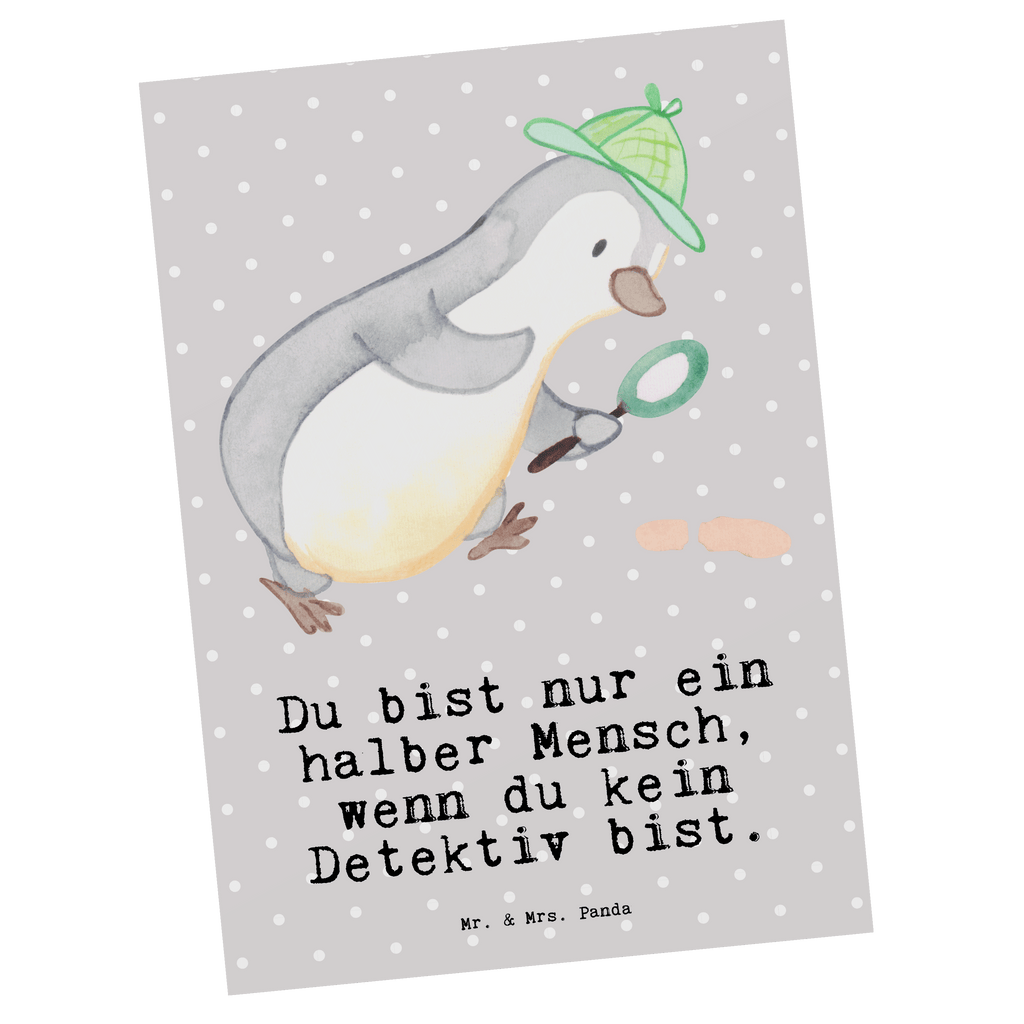 Postkarte Detektiv mit Herz Geschenkkarte, Grußkarte, Karte, Einladung, Ansichtskarte, Geburtstagskarte, Einladungskarte, Dankeskarte, Beruf, Ausbildung, Jubiläum, Abschied, Rente, Kollege, Kollegin, Geschenk, Schenken, Arbeitskollege, Mitarbeiter, Firma, Danke, Dankeschön, Detektiv, Ermittler, Agent, Privatdetektei, Berufsdetektiv, Wirtschaftsdetektei, Detektivausbildung, Spurensuche