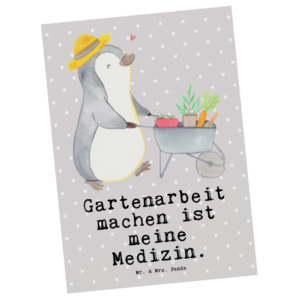 Postkarte Pinguin Gartenarbeit Medizin Geschenkkarte, Grußkarte, Karte, Einladung, Ansichtskarte, Geburtstagskarte, Einladungskarte, Dankeskarte, Geschenk, Sport, Sportart, Hobby, Schenken, Danke, Dankeschön, Auszeichnung, Gewinn, Sportler, Gartenarbeit, Urban gardening, Gärtnern, Gartenpflege