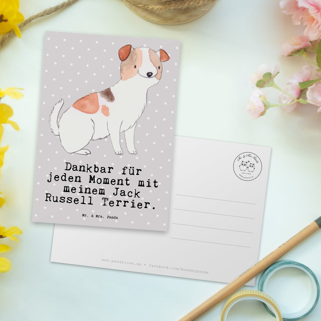 Postkarte Jack Russell Terrier Moment Geschenkkarte, Grußkarte, Karte, Einladung, Ansichtskarte, Geburtstagskarte, Einladungskarte, Dankeskarte, Hund, Hunderasse, Rassehund, Hundebesitzer, Geschenk, Tierfreund, Schenken, Welpe, Jack Russell Terrier