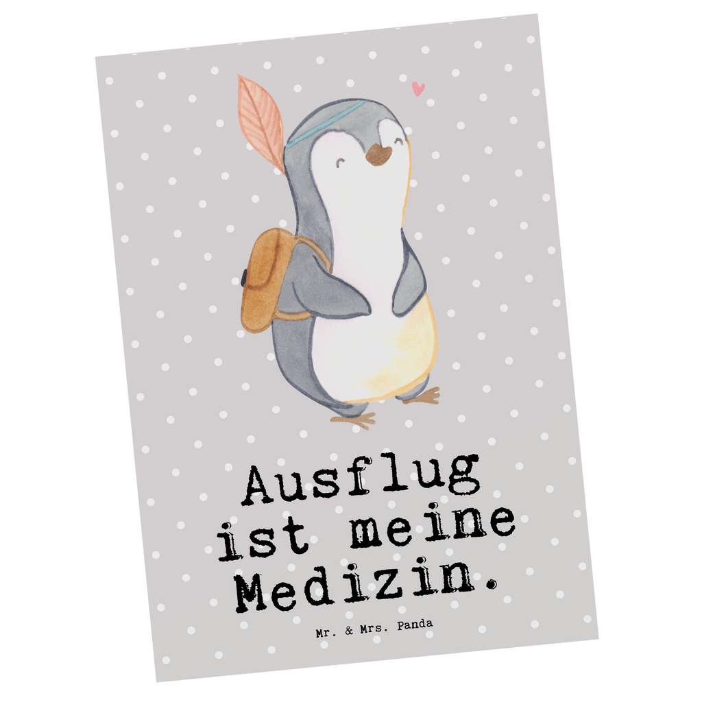 Postkarte Pinguin Ausflug Medizin Geschenkkarte, Grußkarte, Karte, Einladung, Ansichtskarte, Geburtstagskarte, Einladungskarte, Dankeskarte, Geschenk, Sport, Sportart, Hobby, Schenken, Danke, Dankeschön, Auszeichnung, Gewinn, Sportler, Ausflüge machen, reisen, Ausflug, Ausflugsziele