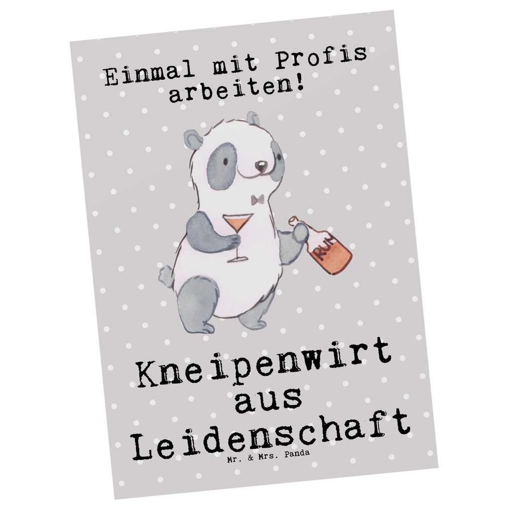 Postkarte Kneipenwirt aus Leidenschaft Geschenkkarte, Grußkarte, Karte, Einladung, Ansichtskarte, Geburtstagskarte, Einladungskarte, Dankeskarte, Beruf, Ausbildung, Jubiläum, Abschied, Rente, Kollege, Kollegin, Geschenk, Schenken, Arbeitskollege, Mitarbeiter, Firma, Danke, Dankeschön, Kneipenwirt, Gastwirt, Gaststätte, Kneipe, Eröffnung, Barkeeper, Bartender, Rum, Bar