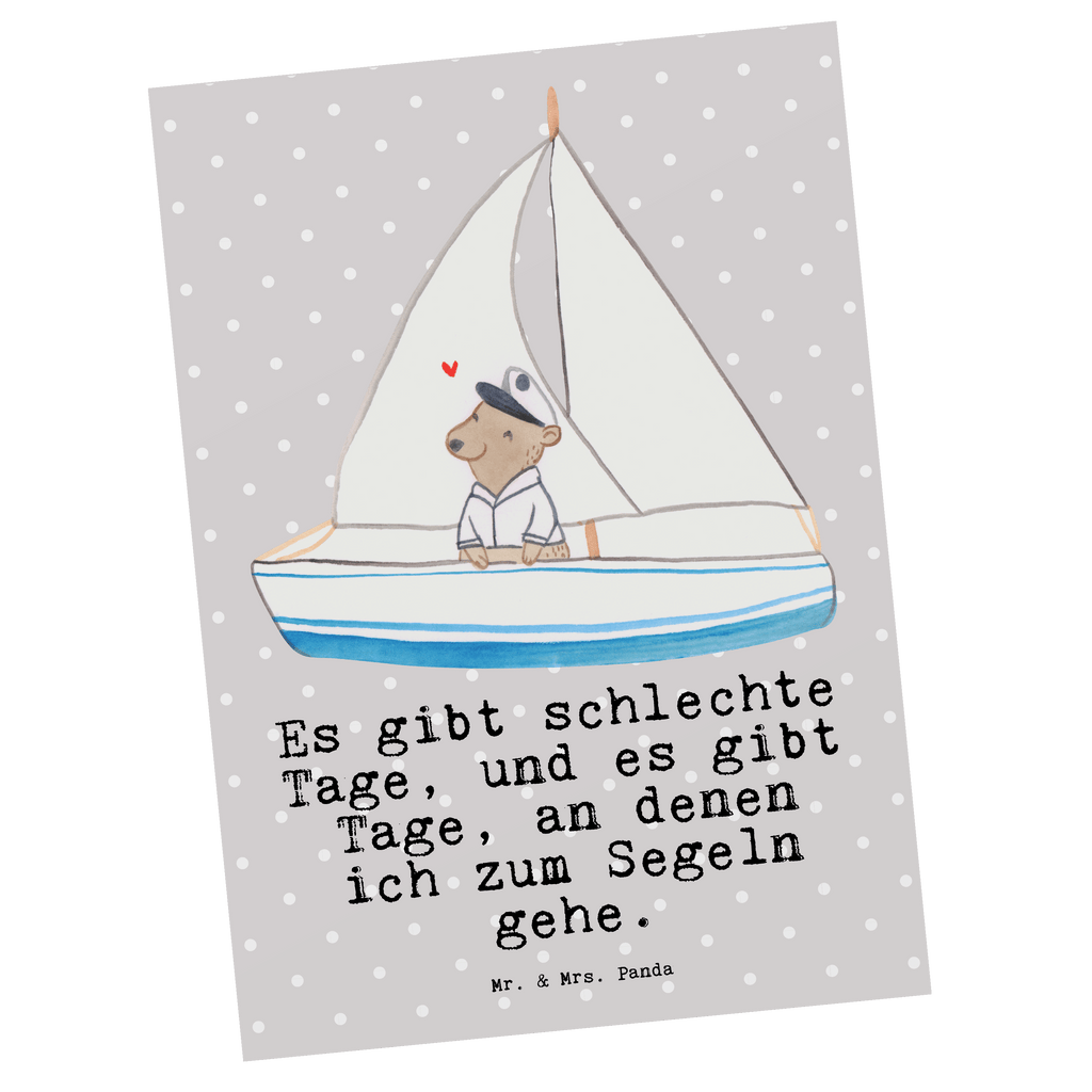 Postkarte Bär Segeln Tage Geschenkkarte, Grußkarte, Karte, Einladung, Ansichtskarte, Geburtstagskarte, Einladungskarte, Dankeskarte, Geschenk, Sport, Sportart, Hobby, Schenken, Danke, Dankeschön, Auszeichnung, Gewinn, Sportler, segeln, Segeltörn, Segelboot, Segelschule, Yachtclub