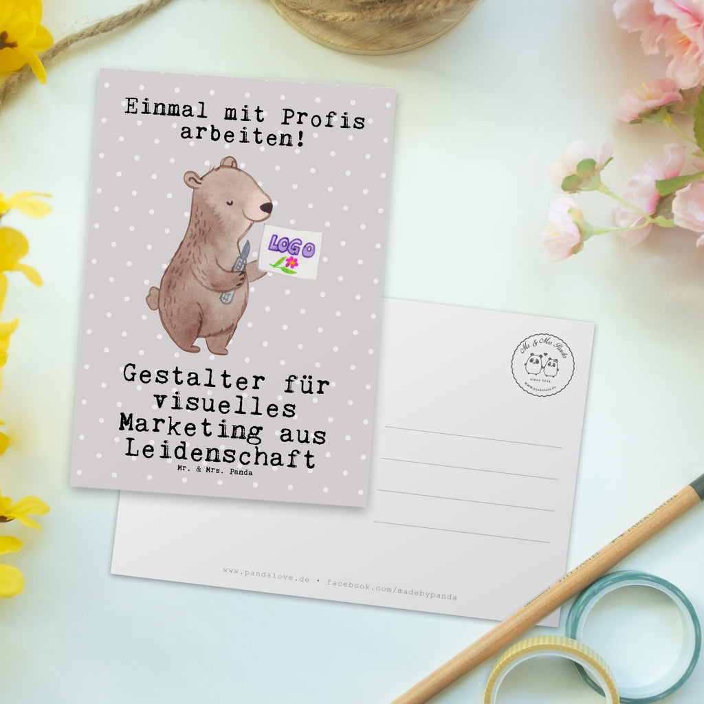 Postkarte Gestalter für visuelles Marketing aus Leidenschaft Geschenkkarte, Grußkarte, Karte, Einladung, Ansichtskarte, Geburtstagskarte, Einladungskarte, Dankeskarte, Beruf, Ausbildung, Jubiläum, Abschied, Rente, Kollege, Kollegin, Geschenk, Schenken, Arbeitskollege, Mitarbeiter, Firma, Danke, Dankeschön