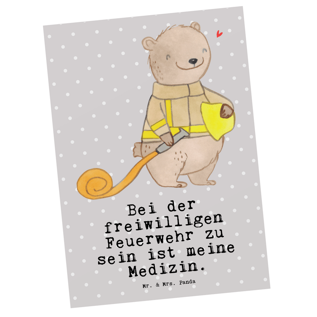 Postkarte Bär Freiwillige Feuerwehr Medizin Geschenkkarte, Grußkarte, Karte, Einladung, Ansichtskarte, Geburtstagskarte, Einladungskarte, Dankeskarte, Geschenk, Sport, Sportart, Hobby, Schenken, Danke, Dankeschön, Auszeichnung, Gewinn, Sportler, Freiwillige Feuerwehr, Feuerwehrfest, Jugendfeuerwehr