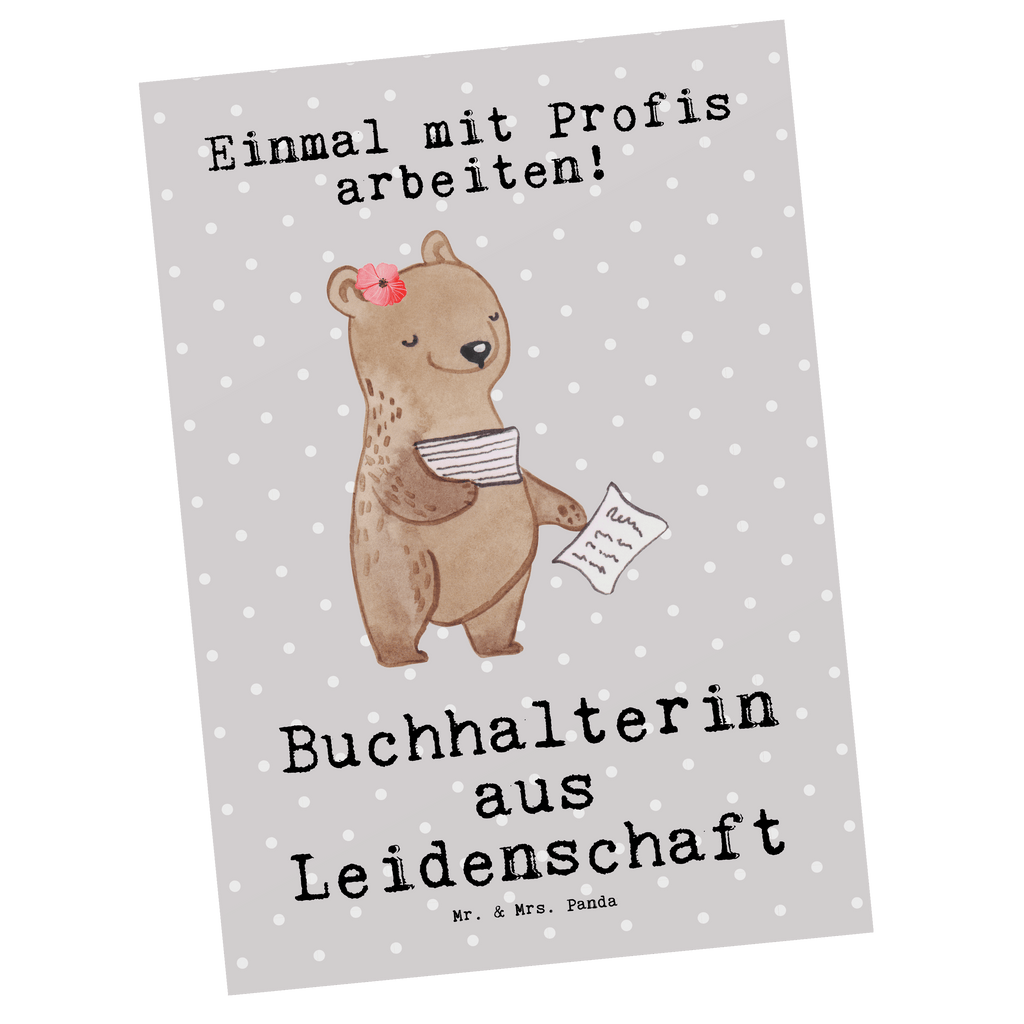 Postkarte Buchhalterin aus Leidenschaft Geschenkkarte, Grußkarte, Karte, Einladung, Ansichtskarte, Geburtstagskarte, Einladungskarte, Dankeskarte, Beruf, Ausbildung, Jubiläum, Abschied, Rente, Kollege, Kollegin, Geschenk, Schenken, Arbeitskollege, Mitarbeiter, Firma, Danke, Dankeschön, Buchhalter, in Bürojob, Backoffice Mitarbeiterin, Angestellte