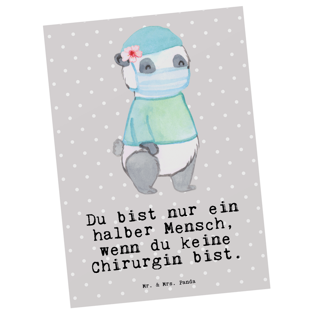 Postkarte Chirurgin mit Herz Geschenkkarte, Grußkarte, Karte, Einladung, Ansichtskarte, Geburtstagskarte, Einladungskarte, Beruf, Ausbildung, Jubiläum, Abschied, Rente, Kollege, Kollegin, Geschenk, Schenken, Arbeitskollege, Mitarbeiter, Firma, Danke, Dankeschön, Chirurgin, Unfallchirurgini, Notfallchirurgin, Krankenhaus, Ärztin, Medizinerin