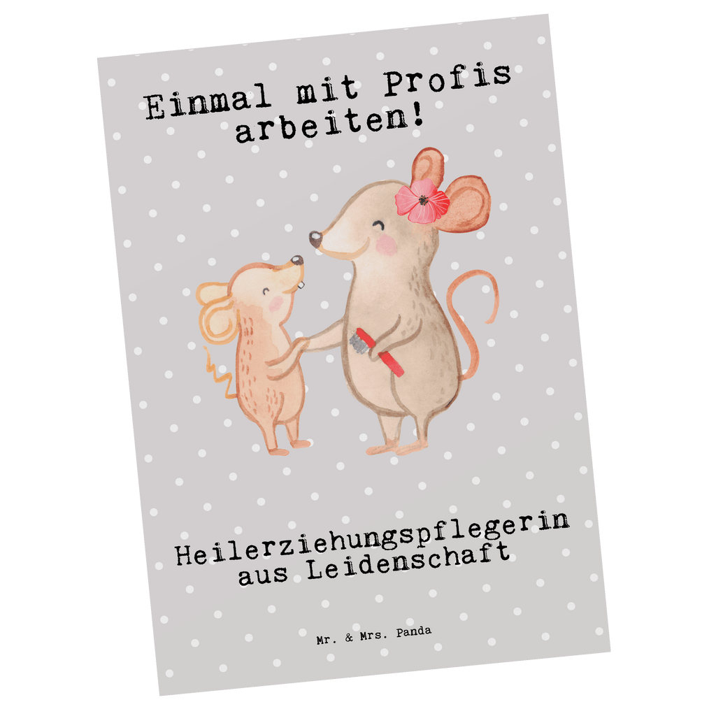 Postkarte Heilerziehungspflegerin aus Leidenschaft Geschenkkarte, Grußkarte, Karte, Einladung, Ansichtskarte, Geburtstagskarte, Einladungskarte, Beruf, Ausbildung, Jubiläum, Abschied, Rente, Kollege, Kollegin, Geschenk, Schenken, Arbeitskollege, Mitarbeiter, Firma, Danke, Dankeschön, Heilerziehungspflegerin, Heilpädagogin