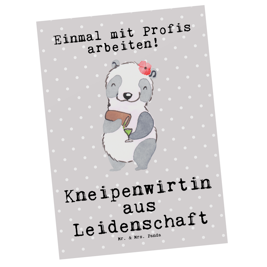 Postkarte Kneipenwirtin aus Leidenschaft Geschenkkarte, Grußkarte, Karte, Einladung, Ansichtskarte, Geburtstagskarte, Einladungskarte, Beruf, Ausbildung, Jubiläum, Abschied, Rente, Kollege, Kollegin, Geschenk, Schenken, Arbeitskollege, Mitarbeiter, Firma, Danke, Dankeschön, Kneipenwirtin, Gastwirtin, Gaststätte, Kneipe, Eröffnung, Barkeeperin, Rum, Bar