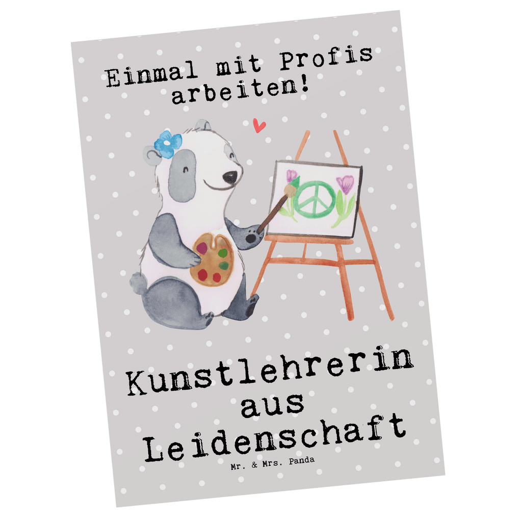 Postkarte Kunstlehrerin aus Leidenschaft Geschenkkarte, Grußkarte, Karte, Einladung, Ansichtskarte, Geburtstagskarte, Einladungskarte, Dankeskarte, Beruf, Ausbildung, Jubiläum, Abschied, Rente, Kollege, Kollegin, Geschenk, Schenken, Arbeitskollege, Mitarbeiter, Firma, Danke, Dankeschön, Kunstlehrerin, Kunstunterricht, Kunstschule