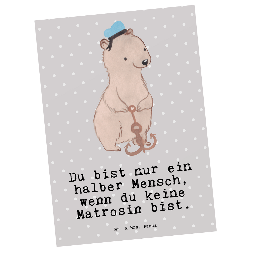 Postkarte Matrosin mit Herz Geschenkkarte, Grußkarte, Karte, Einladung, Ansichtskarte, Geburtstagskarte, Einladungskarte, Dankeskarte, Beruf, Ausbildung, Jubiläum, Abschied, Rente, Kollege, Kollegin, Geschenk, Schenken, Arbeitskollege, Mitarbeiter, Firma, Danke, Dankeschön, Matrosin, Seeleute, Schiff, Schiffsmechanikerin