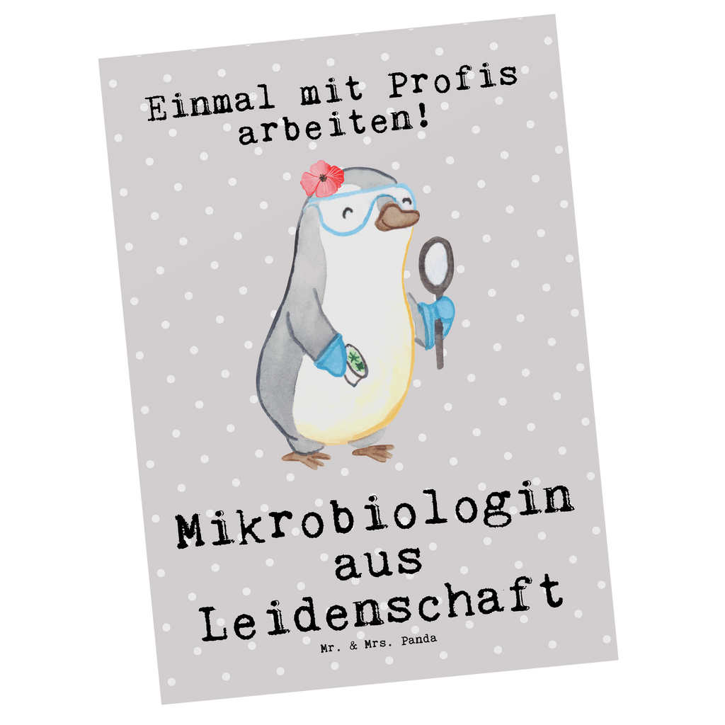 Postkarte Mikrobiologin aus Leidenschaft Geschenkkarte, Grußkarte, Karte, Einladung, Ansichtskarte, Geburtstagskarte, Einladungskarte, Dankeskarte, Beruf, Ausbildung, Jubiläum, Abschied, Rente, Kollege, Kollegin, Geschenk, Schenken, Arbeitskollege, Mitarbeiter, Firma, Danke, Dankeschön, Mikrobiologin, Naturwissenschaftlerin, Labor, Forschung