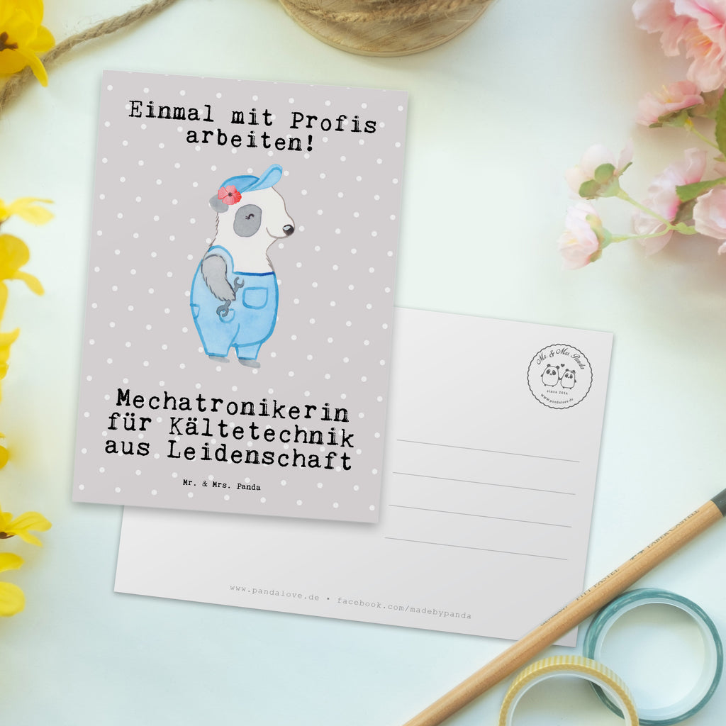 Postkarte Mechatronikerin für Kältetechnik aus Leidenschaft Geschenkkarte, Grußkarte, Karte, Einladung, Ansichtskarte, Geburtstagskarte, Einladungskarte, Dankeskarte, Beruf, Ausbildung, Jubiläum, Abschied, Rente, Kollege, Kollegin, Geschenk, Schenken, Arbeitskollege, Mitarbeiter, Firma, Danke, Dankeschön, Mechatronikerin für Kältetechnik, Gesellenprüfung
