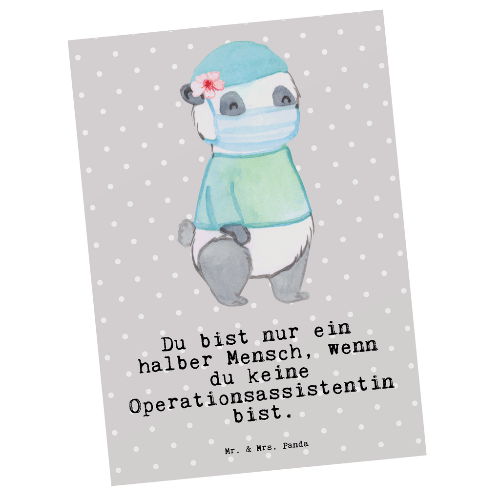 Postkarte Operationsassistentin mit Herz Geschenkkarte, Grußkarte, Karte, Einladung, Ansichtskarte, Geburtstagskarte, Einladungskarte, Dankeskarte, Beruf, Ausbildung, Jubiläum, Abschied, Rente, Kollege, Kollegin, Geschenk, Schenken, Arbeitskollege, Mitarbeiter, Firma, Danke, Dankeschön, Operationsassistentin, Operationstechnische Assistentin, OTA, OP Assistentin, Operationsassistenz