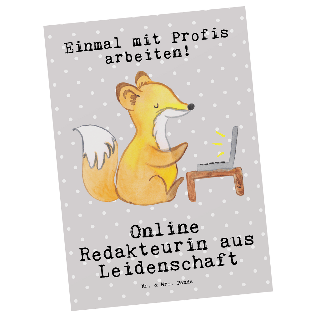 Postkarte Online Redakteurin aus Leidenschaft Geschenkkarte, Grußkarte, Karte, Einladung, Ansichtskarte, Geburtstagskarte, Einladungskarte, Beruf, Ausbildung, Jubiläum, Abschied, Rente, Kollege, Kollegin, Geschenk, Schenken, Arbeitskollege, Mitarbeiter, Firma, Danke, Dankeschön