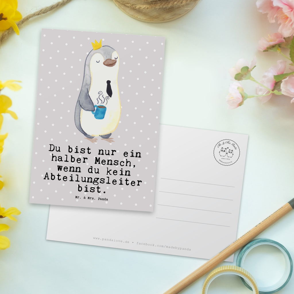 Postkarte Abteilungsleiter mit Herz Geschenkkarte, Grußkarte, Karte, Einladung, Ansichtskarte, Geburtstagskarte, Einladungskarte, Dankeskarte, Beruf, Ausbildung, Jubiläum, Abschied, Rente, Kollege, Kollegin, Geschenk, Schenken, Arbeitskollege, Mitarbeiter, Firma, Danke, Dankeschön, Abteilungsleiter, Teamleiter, Führungskraft