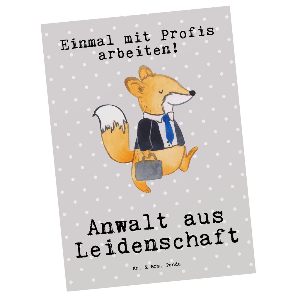 Postkarte Anwalt aus Leidenschaft Geschenkkarte, Grußkarte, Karte, Einladung, Ansichtskarte, Geburtstagskarte, Einladungskarte, Dankeskarte, Beruf, Ausbildung, Jubiläum, Abschied, Rente, Kollege, Kollegin, Geschenk, Schenken, Arbeitskollege, Mitarbeiter, Firma, Danke, Dankeschön, Anwalt, Jurist, Jurastudent, Staatsexamen, Anwaltskanzlei