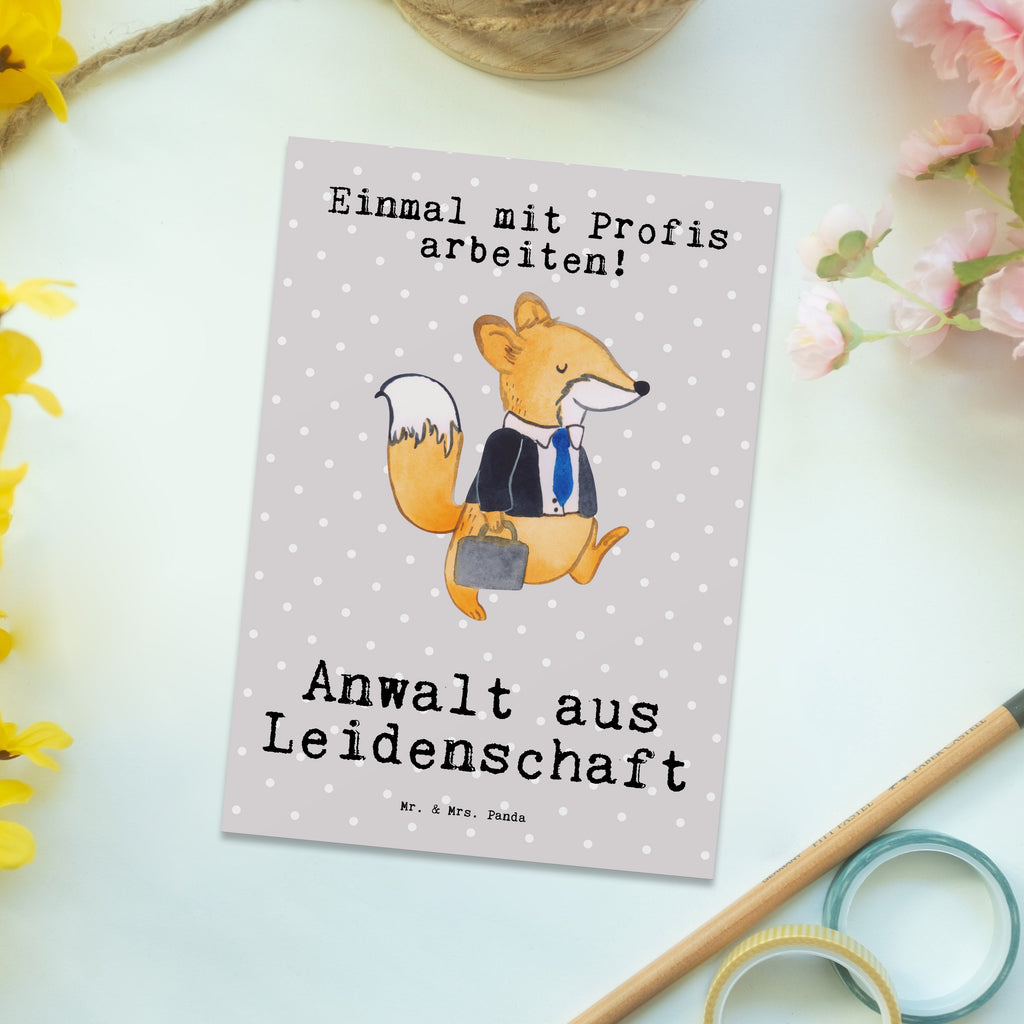 Postkarte Anwalt aus Leidenschaft Geschenkkarte, Grußkarte, Karte, Einladung, Ansichtskarte, Geburtstagskarte, Einladungskarte, Dankeskarte, Beruf, Ausbildung, Jubiläum, Abschied, Rente, Kollege, Kollegin, Geschenk, Schenken, Arbeitskollege, Mitarbeiter, Firma, Danke, Dankeschön, Anwalt, Jurist, Jurastudent, Staatsexamen, Anwaltskanzlei