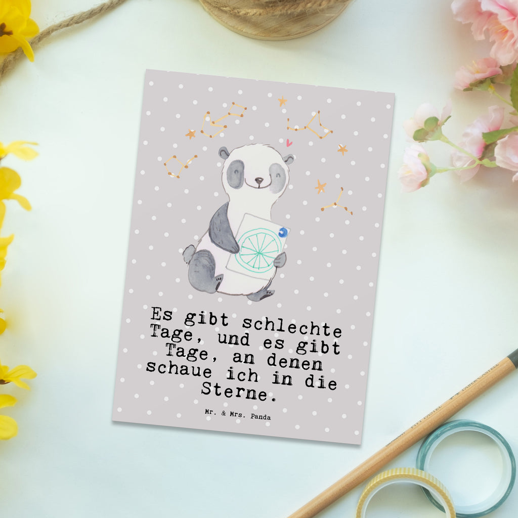 Postkarte Panda Astrologie Tage Geschenkkarte, Grußkarte, Karte, Einladung, Ansichtskarte, Geburtstagskarte, Einladungskarte, Dankeskarte, Geschenk, Sport, Sportart, Hobby, Schenken, Danke, Dankeschön, Auszeichnung, Gewinn, Sportler, Astrologie, Horoskop, Sternbilder