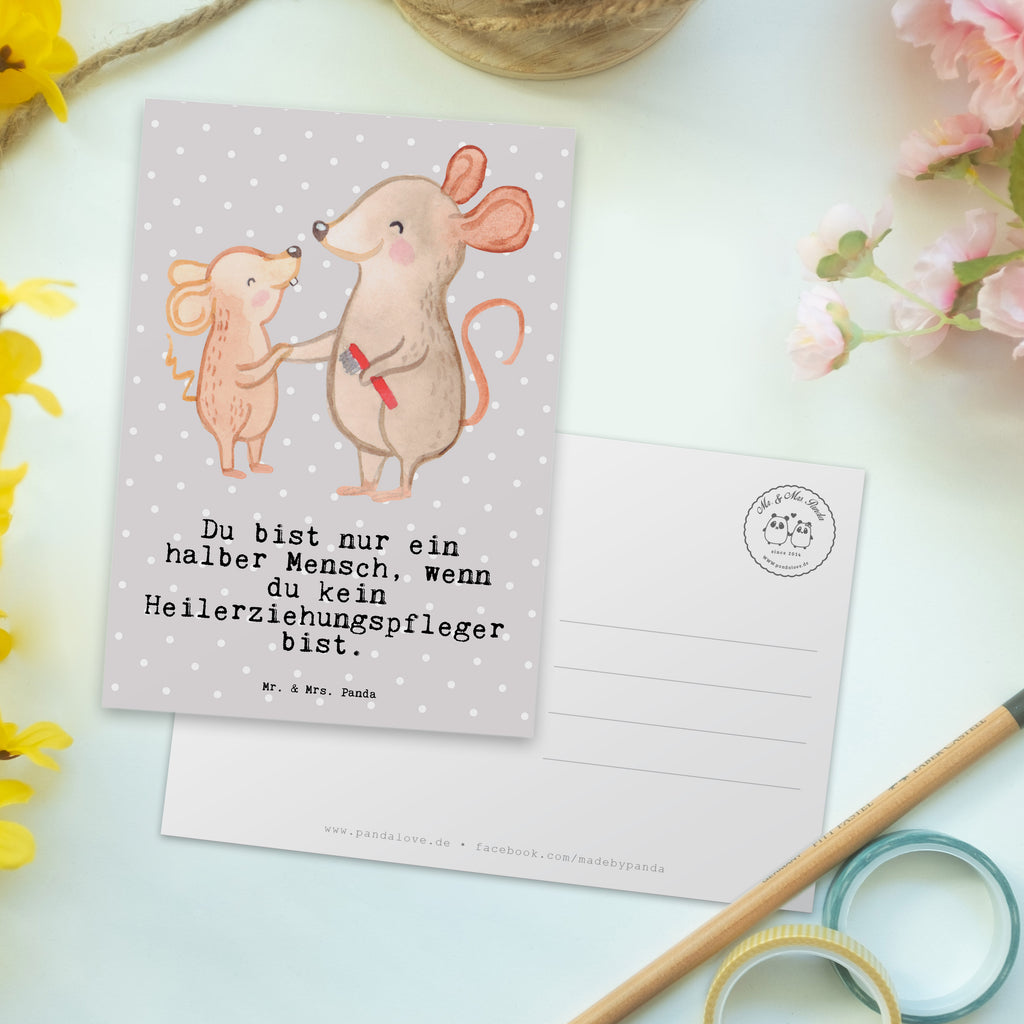 Postkarte Heilerziehungspfleger mit Herz Geschenkkarte, Grußkarte, Karte, Einladung, Ansichtskarte, Geburtstagskarte, Einladungskarte, Dankeskarte, Beruf, Ausbildung, Jubiläum, Abschied, Rente, Kollege, Kollegin, Geschenk, Schenken, Arbeitskollege, Mitarbeiter, Firma, Danke, Dankeschön, Heilerziehungspfleger, Heilpädagoge