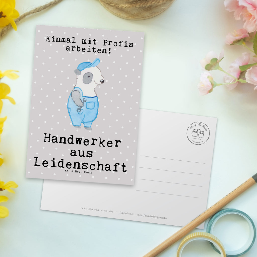 Postkarte Handwerker aus Leidenschaft Geschenkkarte, Grußkarte, Karte, Einladung, Ansichtskarte, Geburtstagskarte, Einladungskarte, Dankeskarte, Beruf, Ausbildung, Jubiläum, Abschied, Rente, Kollege, Kollegin, Geschenk, Schenken, Arbeitskollege, Mitarbeiter, Firma, Danke, Dankeschön, Handwerker, Gesellenprüfung, Handwerksbetrieb, Schrauber, Werkstatt