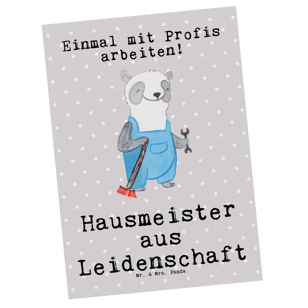 Postkarte Hausmeister aus Leidenschaft Geschenkkarte, Grußkarte, Karte, Einladung, Ansichtskarte, Geburtstagskarte, Einladungskarte, Dankeskarte, Beruf, Ausbildung, Jubiläum, Abschied, Rente, Kollege, Kollegin, Geschenk, Schenken, Arbeitskollege, Mitarbeiter, Firma, Danke, Dankeschön, Hausmeister, Concierge, Hausverwalter, Facility Manager