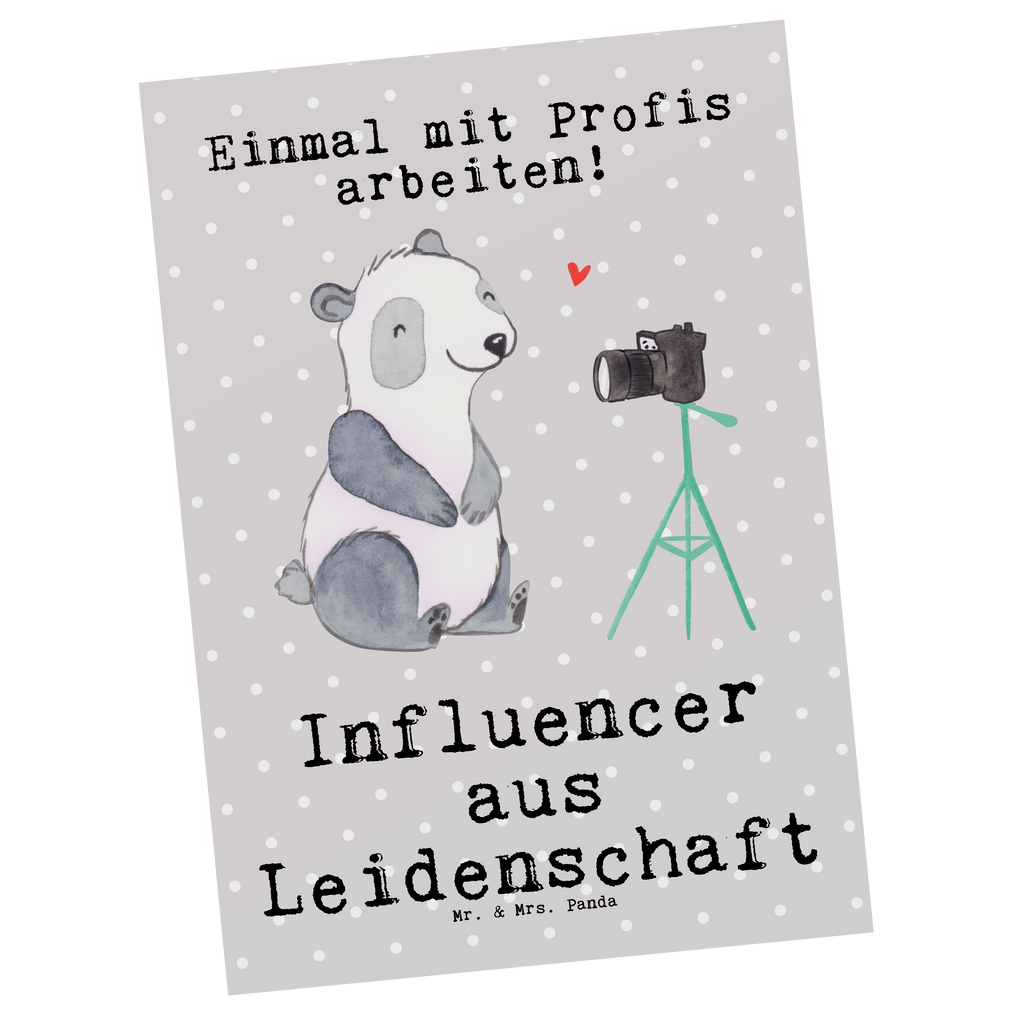 Postkarte Influencer aus Leidenschaft Geschenkkarte, Grußkarte, Karte, Einladung, Ansichtskarte, Geburtstagskarte, Einladungskarte, Dankeskarte, Beruf, Ausbildung, Jubiläum, Abschied, Rente, Kollege, Kollegin, Geschenk, Schenken, Arbeitskollege, Mitarbeiter, Firma, Danke, Dankeschön