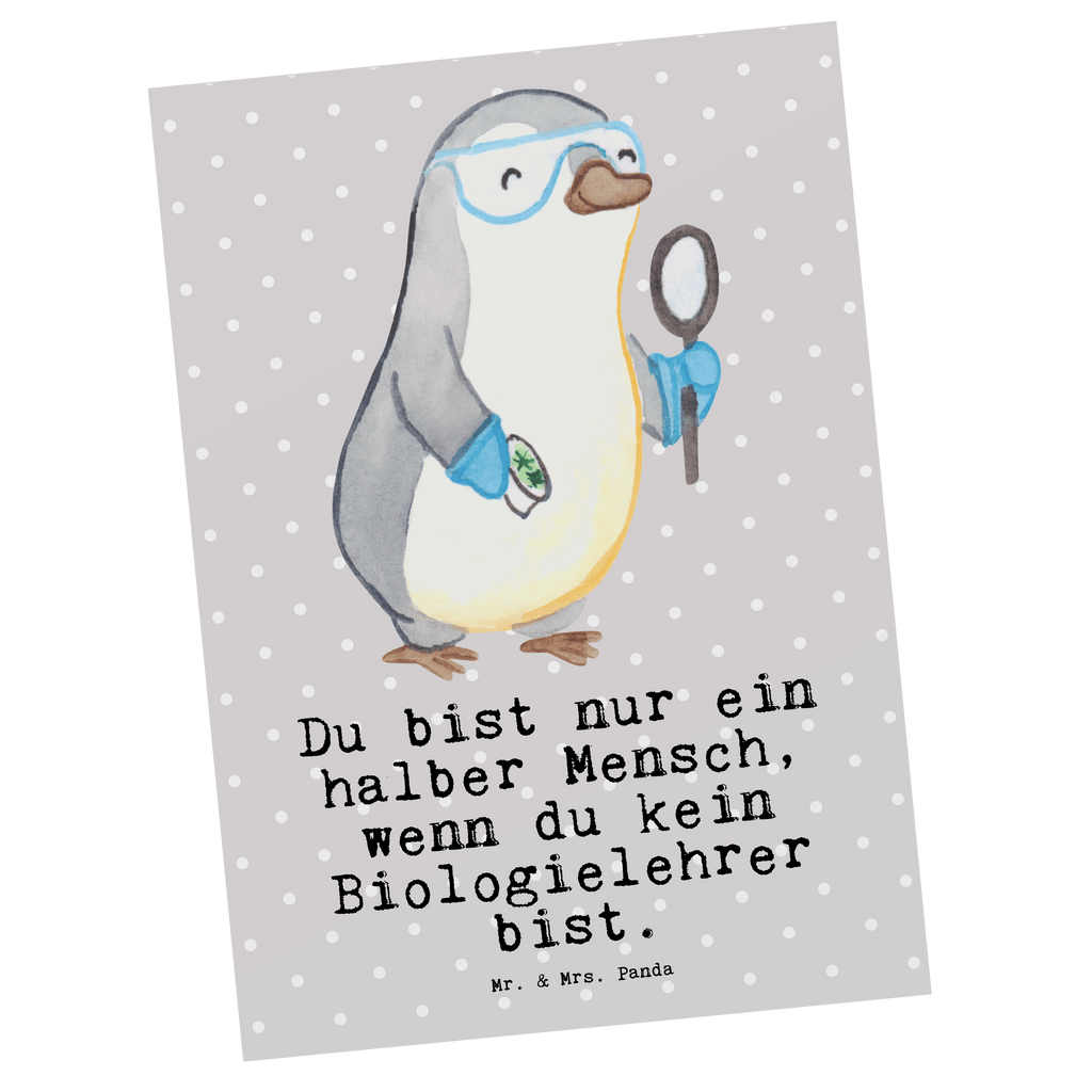 Postkarte Biologielehrer mit Herz Geschenkkarte, Grußkarte, Karte, Einladung, Ansichtskarte, Geburtstagskarte, Einladungskarte, Beruf, Ausbildung, Jubiläum, Abschied, Rente, Kollege, Kollegin, Geschenk, Schenken, Arbeitskollege, Mitarbeiter, Firma, Danke, Dankeschön, Biologielehrer, Biolehrer, Biounterricht, Biologie, Schule, Grundschule