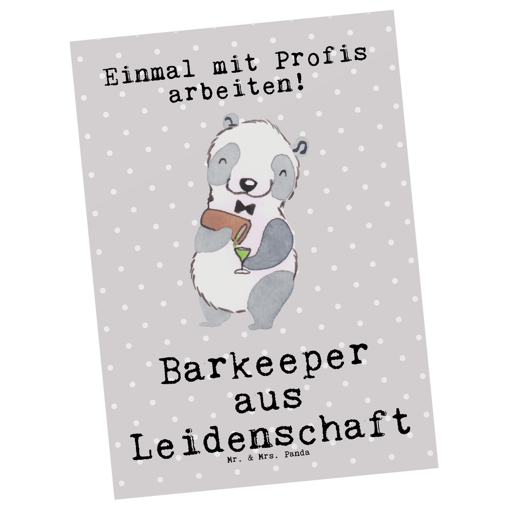 Postkarte Barkeeper aus Leidenschaft Geschenkkarte, Grußkarte, Karte, Einladung, Ansichtskarte, Geburtstagskarte, Einladungskarte, Dankeskarte, Beruf, Ausbildung, Jubiläum, Abschied, Rente, Kollege, Kollegin, Geschenk, Schenken, Arbeitskollege, Mitarbeiter, Firma, Danke, Dankeschön, Barkeeper, Barmann, Bartender, Barbesitzer, Kurs