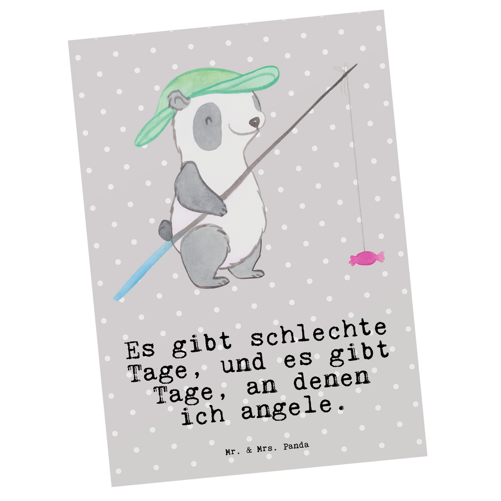 Postkarte Panda Angeln Tage Geschenkkarte, Grußkarte, Karte, Einladung, Ansichtskarte, Geburtstagskarte, Einladungskarte, Dankeskarte, Geschenk, Sport, Sportart, Hobby, Schenken, Danke, Dankeschön, Auszeichnung, Gewinn, Sportler, angeln, Angelsport, Angelverein, Angler, angeln gehen, Hobbyangler