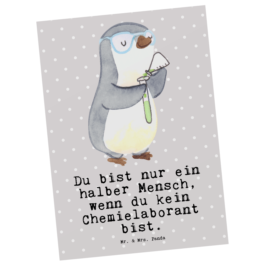 Postkarte Chemielaborant mit Herz Geschenkkarte, Grußkarte, Karte, Einladung, Ansichtskarte, Geburtstagskarte, Einladungskarte, Dankeskarte, Beruf, Ausbildung, Jubiläum, Abschied, Rente, Kollege, Kollegin, Geschenk, Schenken, Arbeitskollege, Mitarbeiter, Firma, Danke, Dankeschön, Chemiker, Chemielaborant, Naturwissenschaftler, Labor, Studium, Forschung, Wissenschaftler