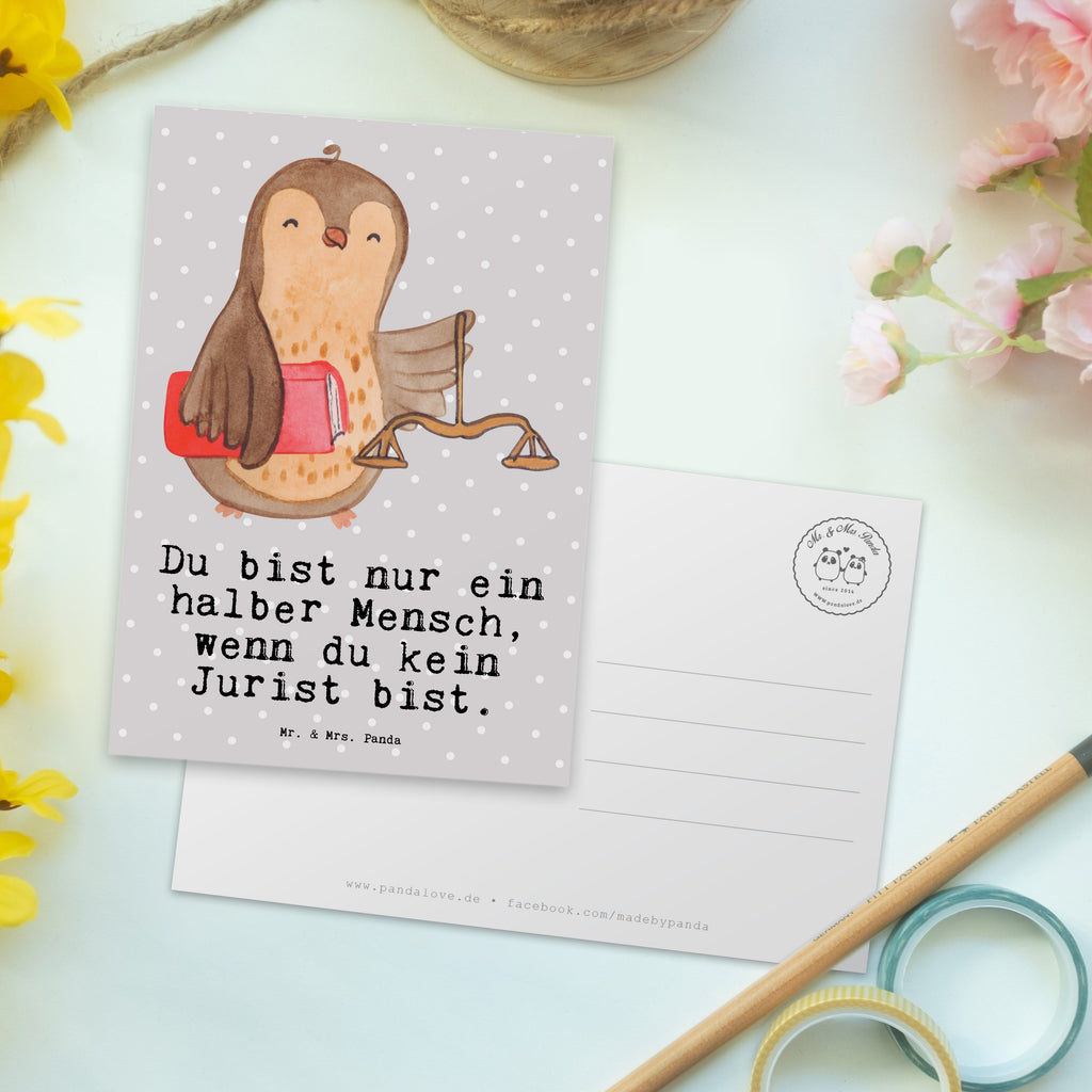 Postkarte Jurist mit Herz Geschenkkarte, Grußkarte, Karte, Einladung, Ansichtskarte, Geburtstagskarte, Einladungskarte, Beruf, Ausbildung, Jubiläum, Abschied, Rente, Kollege, Kollegin, Geschenk, Schenken, Arbeitskollege, Mitarbeiter, Firma, Danke, Dankeschön, Jurist, Anwalt, Jura Studium, Master of laws, Staatsexamen, Jurastudent, Anwaltskanzlei