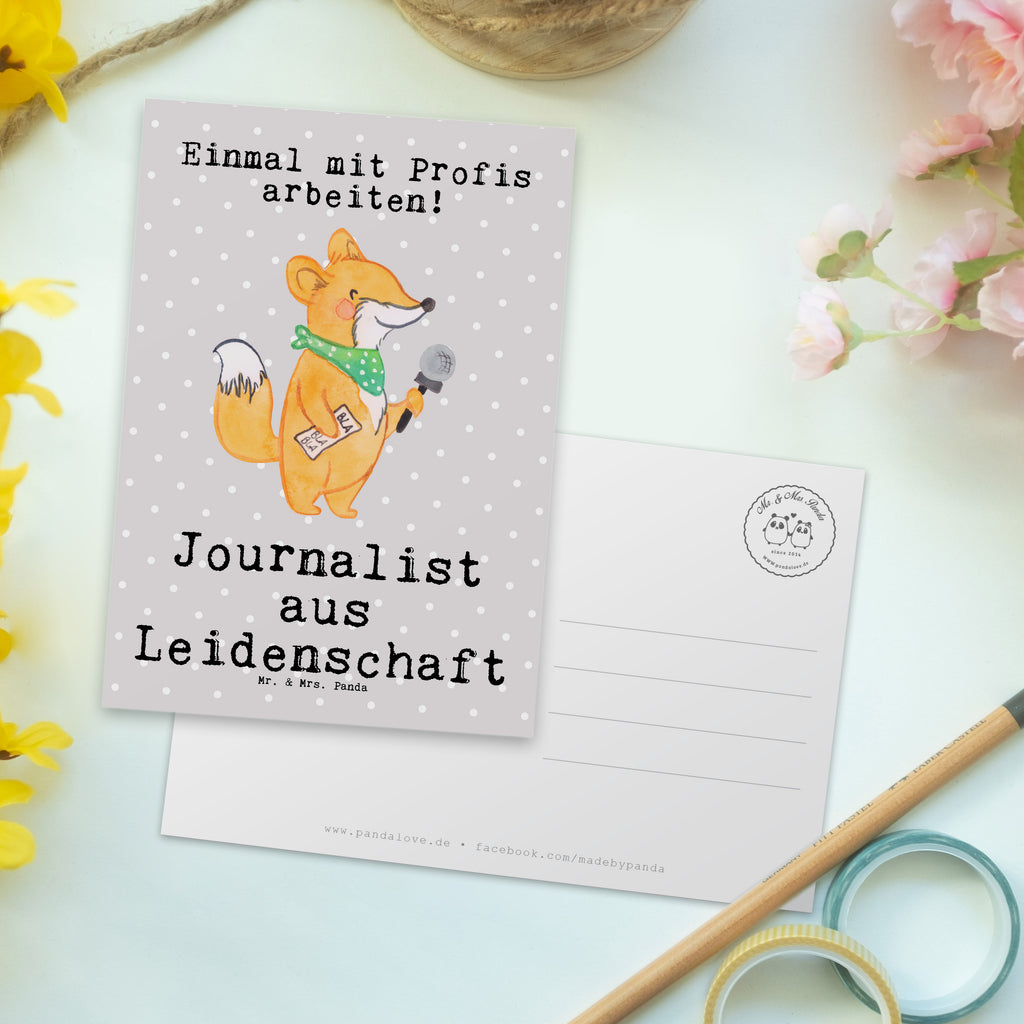 Postkarte Journalist aus Leidenschaft Geschenkkarte, Grußkarte, Karte, Einladung, Ansichtskarte, Geburtstagskarte, Einladungskarte, Dankeskarte, Beruf, Ausbildung, Jubiläum, Abschied, Rente, Kollege, Kollegin, Geschenk, Schenken, Arbeitskollege, Mitarbeiter, Firma, Danke, Dankeschön, Journalist, Reporter, Redakteur, Pressebüro, Studium