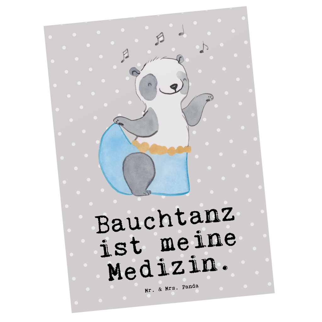 Postkarte Panda Bauchtanz Medizin Geschenkkarte, Grußkarte, Karte, Einladung, Ansichtskarte, Geburtstagskarte, Einladungskarte, Dankeskarte, Geschenk, Sport, Sportart, Hobby, Schenken, Danke, Dankeschön, Auszeichnung, Gewinn, Sportler, Bauchtanz, orientalischer Tanz, Tanzen
