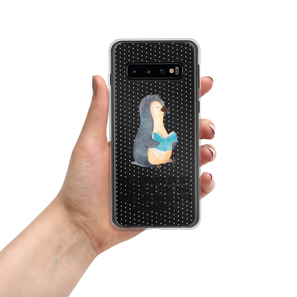Handyhülle Pinguin Buch Handyhülle, Handycover, Transparente Handyhülle, Flexible Handyhülle, Handyschutz, Transparent, Durchsichtig, Schutzhülle für Handy, Stilvolle Handyhülle, Robuste Handyhülle, Schutz vor Kratzern, Schützende Handyhülle, Pinguin, Pinguine, Buch, Lesen, Bücherwurm, Nichtstun, Faulenzen, Ferien, Urlaub, Freizeit