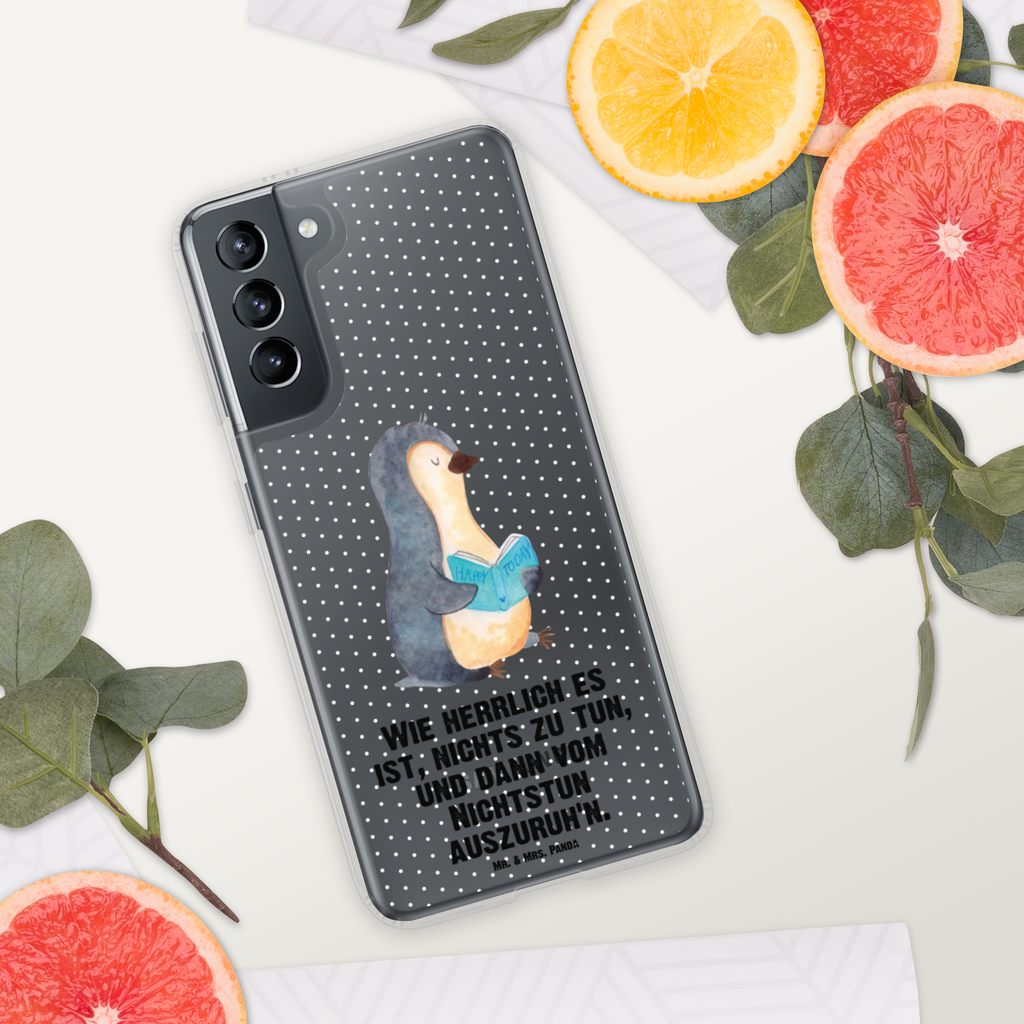 Handyhülle Pinguin Buch Handyhülle, Handycover, Transparente Handyhülle, Flexible Handyhülle, Handyschutz, Transparent, Durchsichtig, Schutzhülle für Handy, Stilvolle Handyhülle, Robuste Handyhülle, Schutz vor Kratzern, Schützende Handyhülle, Pinguin, Pinguine, Buch, Lesen, Bücherwurm, Nichtstun, Faulenzen, Ferien, Urlaub, Freizeit