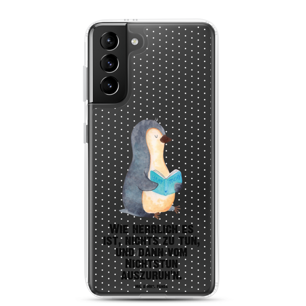 Handyhülle Pinguin Buch Handyhülle, Handycover, Transparente Handyhülle, Flexible Handyhülle, Handyschutz, Transparent, Durchsichtig, Schutzhülle für Handy, Stilvolle Handyhülle, Robuste Handyhülle, Schutz vor Kratzern, Schützende Handyhülle, Pinguin, Pinguine, Buch, Lesen, Bücherwurm, Nichtstun, Faulenzen, Ferien, Urlaub, Freizeit