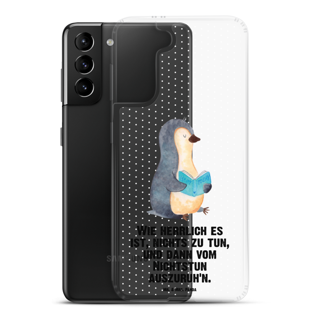 Handyhülle Pinguin Buch Handyhülle, Handycover, Transparente Handyhülle, Flexible Handyhülle, Handyschutz, Transparent, Durchsichtig, Schutzhülle für Handy, Stilvolle Handyhülle, Robuste Handyhülle, Schutz vor Kratzern, Schützende Handyhülle, Pinguin, Pinguine, Buch, Lesen, Bücherwurm, Nichtstun, Faulenzen, Ferien, Urlaub, Freizeit