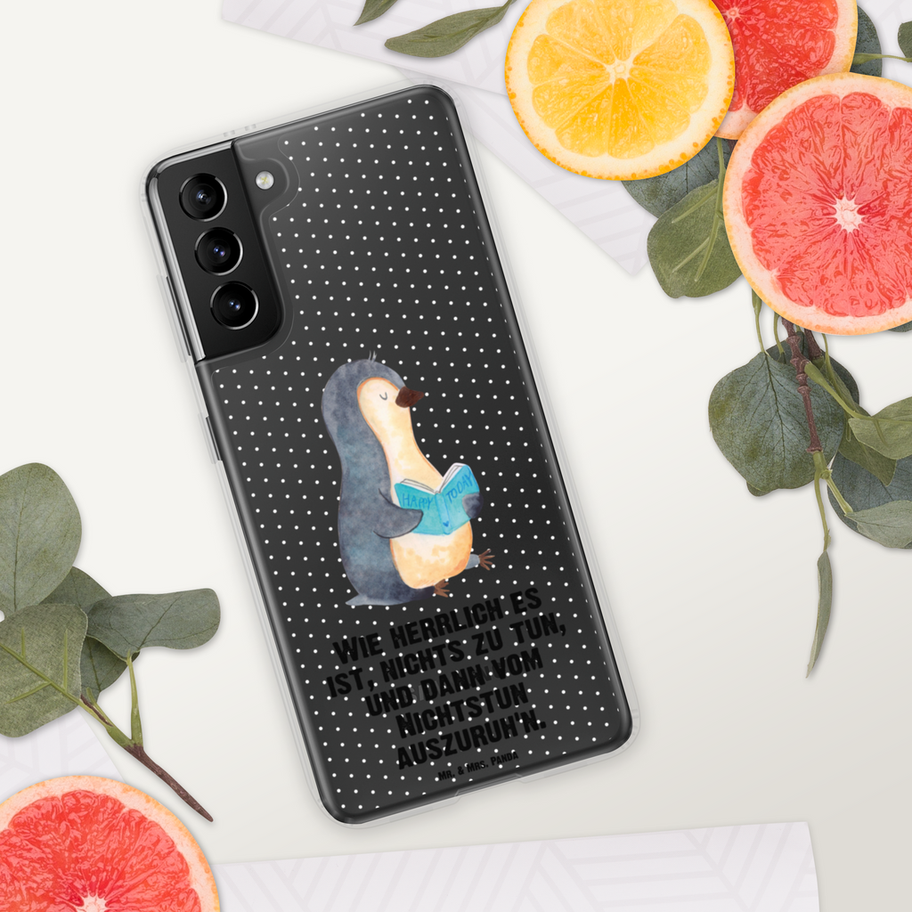 Handyhülle Pinguin Buch Handyhülle, Handycover, Transparente Handyhülle, Flexible Handyhülle, Handyschutz, Transparent, Durchsichtig, Schutzhülle für Handy, Stilvolle Handyhülle, Robuste Handyhülle, Schutz vor Kratzern, Schützende Handyhülle, Pinguin, Pinguine, Buch, Lesen, Bücherwurm, Nichtstun, Faulenzen, Ferien, Urlaub, Freizeit